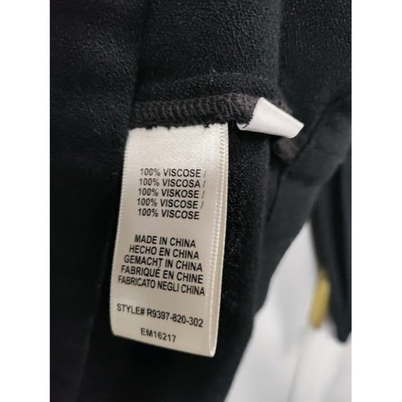 Anthropologie Cloth & Stone Womens Round Neck Bell Sleeve Blouse Black XS-M - Picture 5 of 10